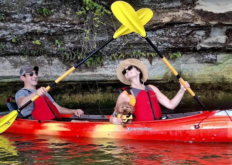 kayaking near Chicago Rentals Tours Camping starved rock